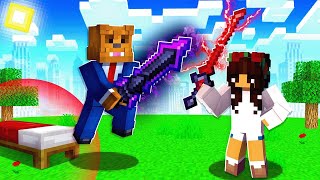 Crafting INSANE Weapons In Minecraft Bed Wars