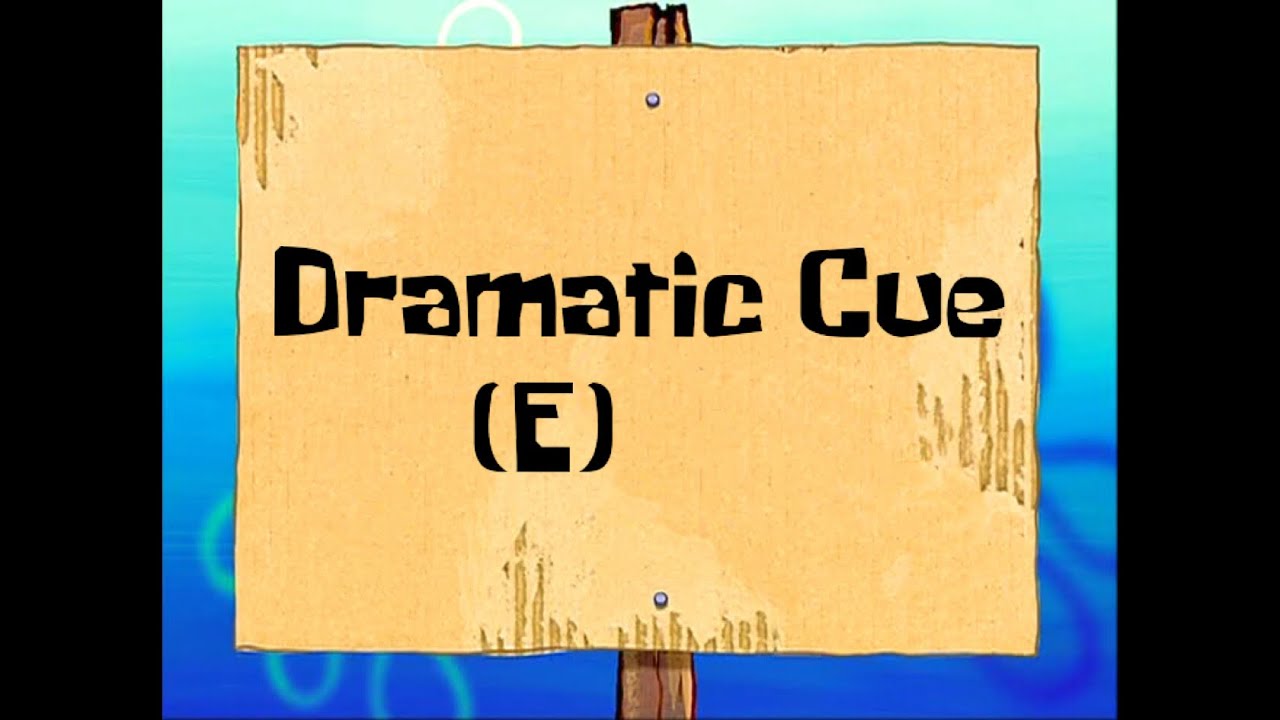 SpongeBob Music Dramatic Cue (E) - YouTube