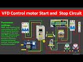VFD control wiring | How to Wire VFD for Motor Start & Stop | Control Circuit Tutorial