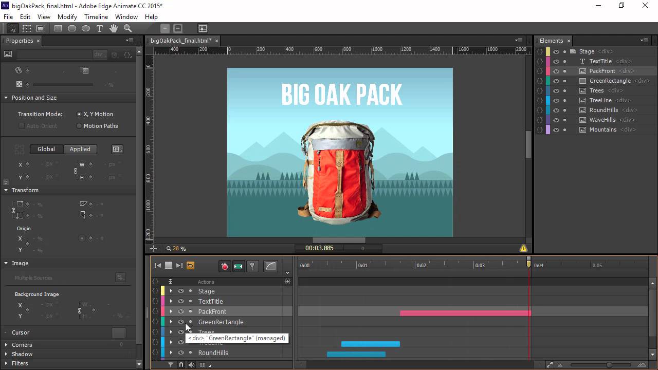 Edge Animate To Animate Cc Timeline Methodology Adobe Education Exchange