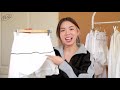 *all white* shopee haul 2.0 basic classy trendy u0026 timeless pieces