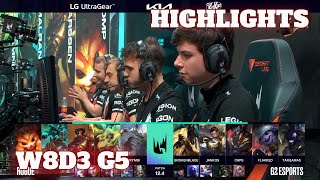 RGE vs G2 - Highlights | Week 8 Day 3 S12 LEC Spring 2022 | Rogue vs G2 Esports W8D3