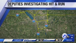 Onondaga County Sheriff's Office investigating hit and run
