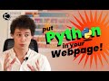 Calling a python script from a button in a webpage