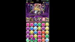 【パズドラ攻略】新・神羅万象チョコ　コラボ　混沌の闇　地獄級　ノーコン攻略【ラーパ】