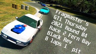 Fragmaster's GTi Thursday 2021 Round 04 Race 2 Fern Bay Black Rev (FE4R) revers grid