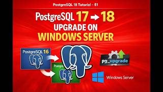 PostgreSQL 17 → 18 Upgrade on Windows Server (Step-by-Step) #postgresql #windowsserver #upgrade