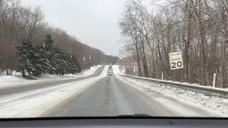 Icy roads throughout Wayne County