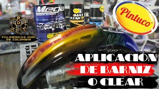 Como aplicar BARNIZ o CLEAR AUTOMOTRIZ de PINTUCO👷‍♂️