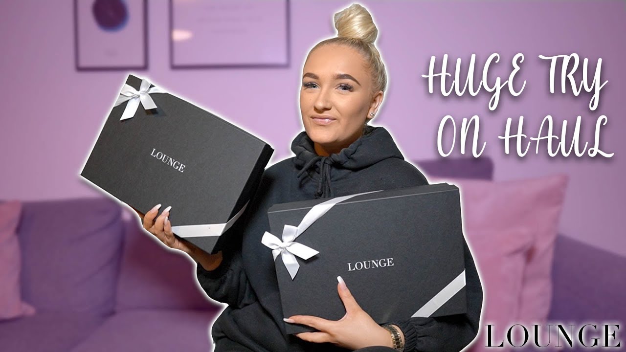 LOUNGE UNDERWEAR TRY ON HAUL| DISCOUNT CODE!! - YouTube