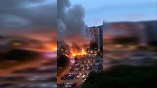 BREAKING: Massive RIOTS all over Sweden - 60 cars on fire