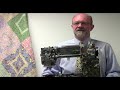 the bernina sewing machine frame presented by hans herzog of bernina of america