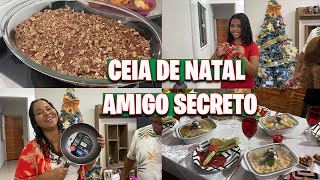 PREPARANDO NOSSA CEIA DE NATAL - FIZEMOS UM AMIGO SECRETO- FAMÍLIA ALMEIDA