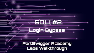 SQL Injection Lab 2 — Login Bypass with Burp Suite | Beginner Walkthrough #cybersecurity