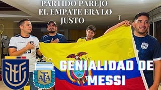 Argentina 1 vs Ecuador 0 || Reacción de Amigos || Eliminatorias Sudamericanas
