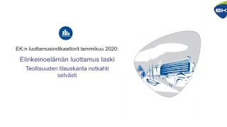 Luottamusindikaattorit, tammikuu 2020