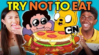 Try Not To Eat Challenge - Cartoon Network Food (Steven Universe, Adventure Time