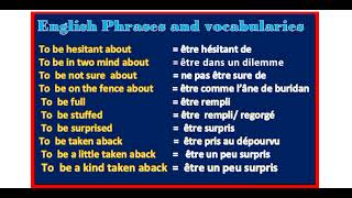 # Les mots synonymes les plus fréquents en Anglais # Vocabulaires et phrases simples