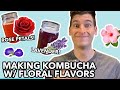 FLORAL Kombucha Flavor Ideas: Lavender, Rose and Hibiscus!