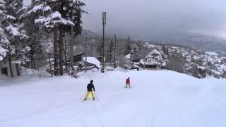 Skiing Hakuba - Nakiyama (January 2015)