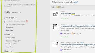 Using OneSearch from Western Libraries