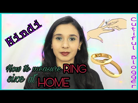 How To Measure Ring Size at Home in Hindi India | Different ways to measure ring size | Tazeen How To Measure Ring Size at Home in Hindi India | Different ways to measure ring size | Tazeen