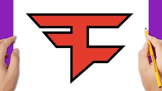 HOW TO DRAW FAZE CLAN LOGO EASY