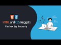 HTML&CSS Nuggets - CSS Flexbox Gap Property