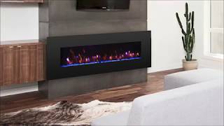 TURBRO Reflektor BR58 Wall Mounted Electric Fireplace Installation Guide