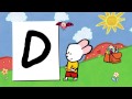 Louie - Learn French with Louie | Alphabet from A to F HD | Learn to draw