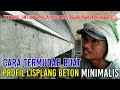 cara membuat profil lisplang rumah.