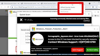 Pornographic_Spyware Alert - Error Code #0x268d3 (00x7) scam removal.