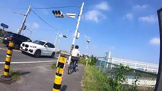 多摩川のサイクリングコースを和泉多摩川〜アカシア通り沿いを通り府中のサントリー工場まで(ビアンキで5倍速)