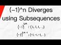 Sequence (1^n) Diverges using Subsequences | Real Analysis