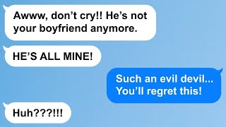 【Apple】Trashy classmate picks on me with cruel words and flirts with my boyfriend