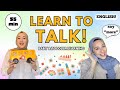 Learn To Talk | First Words & Sentences | Songs & Nursery Rhymes for Babies - Toddler Learning Video