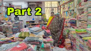 Part 2 ಕಾಟನ್ ಸೀರೆಗಳ ಸಾಗರ ಬೆಂಗಳೂರಿನಲ್ಲಿ l Widerang of Cotton Saree Store in Bangalore #bengaluruvlogs