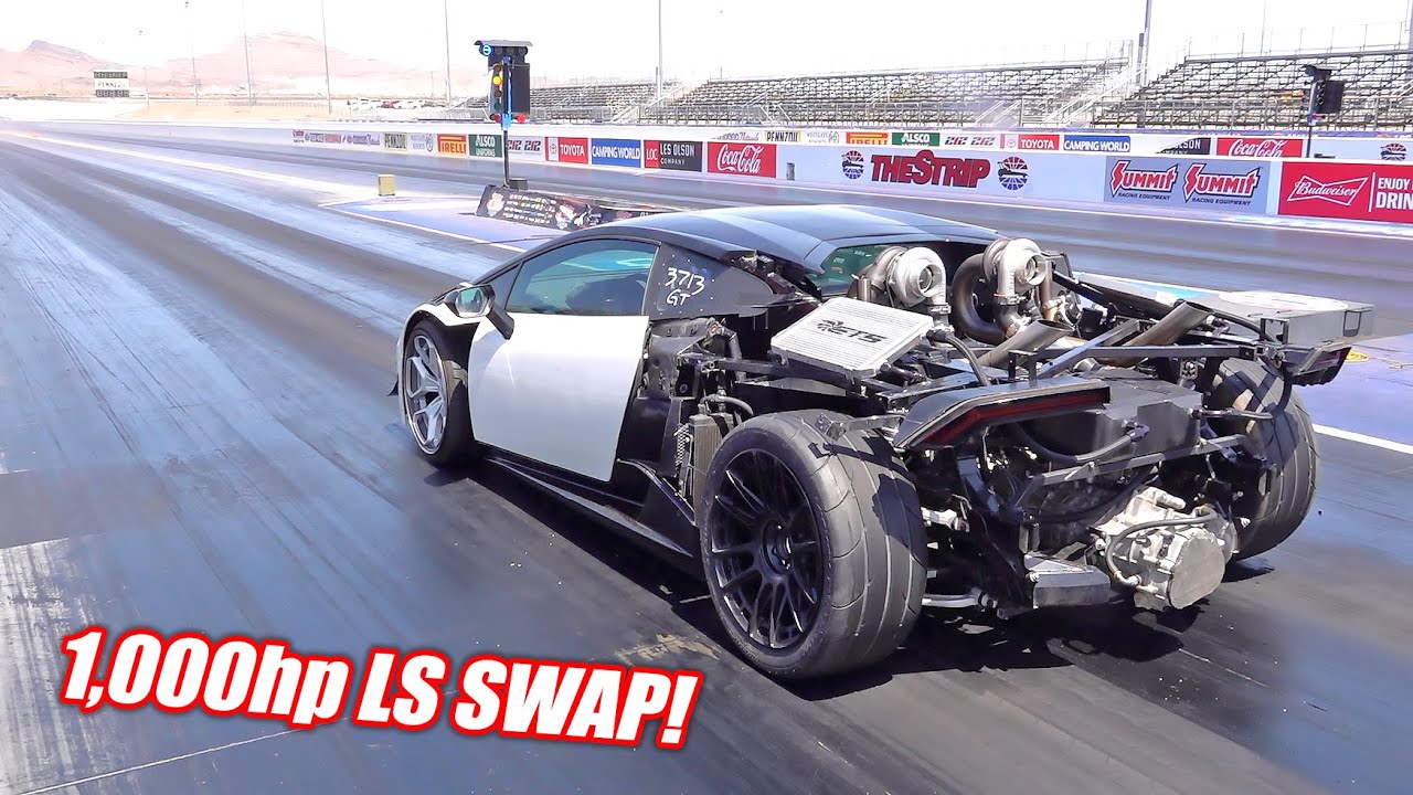 Driving the World's ONLY Twin Turbo LS Swapped Manual Lamborghini Huracan... and It's a RIPPER!