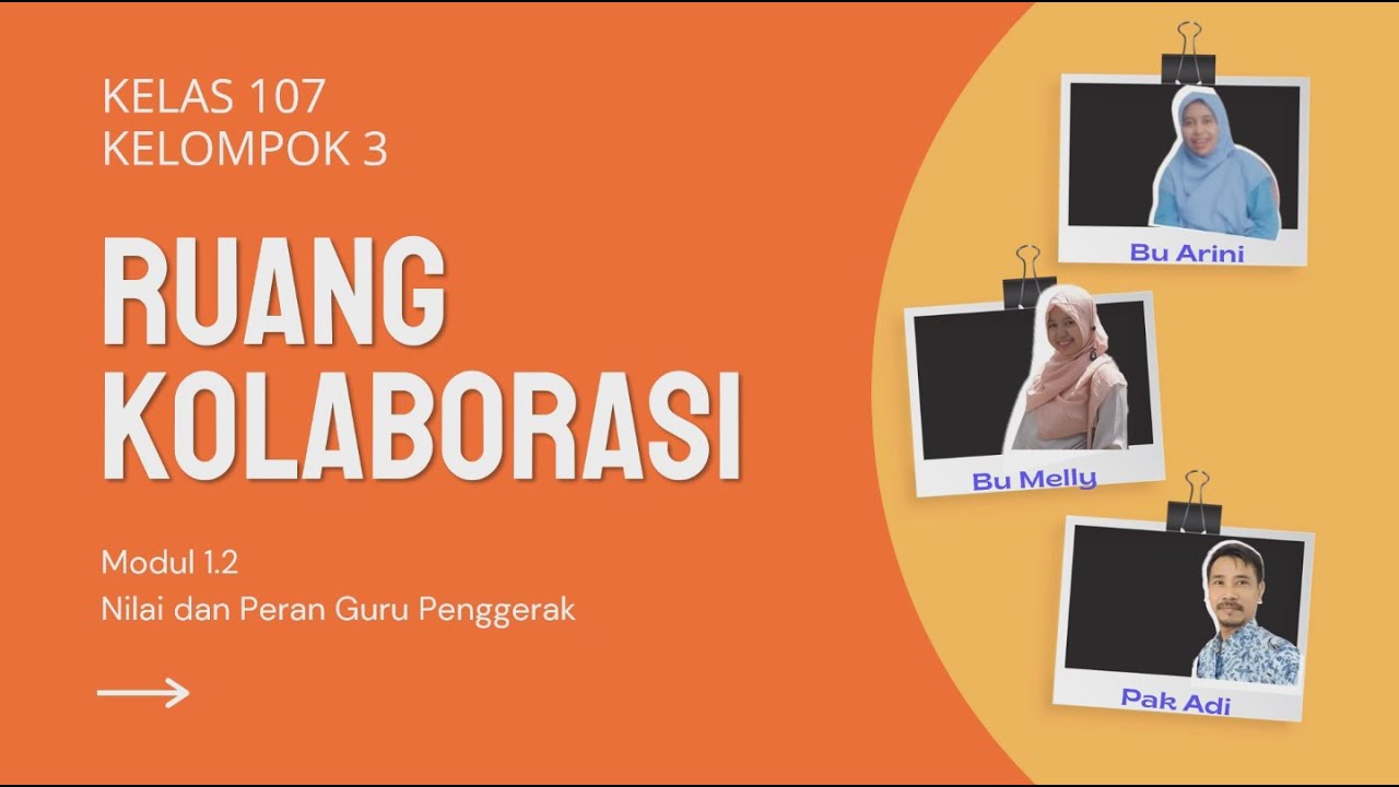 Ruang Kolaborasi Nilai Dan Peran Guru Penggerak - Modul 1.2 - YouTube