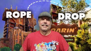 Rope Drop at Disney California Adventure