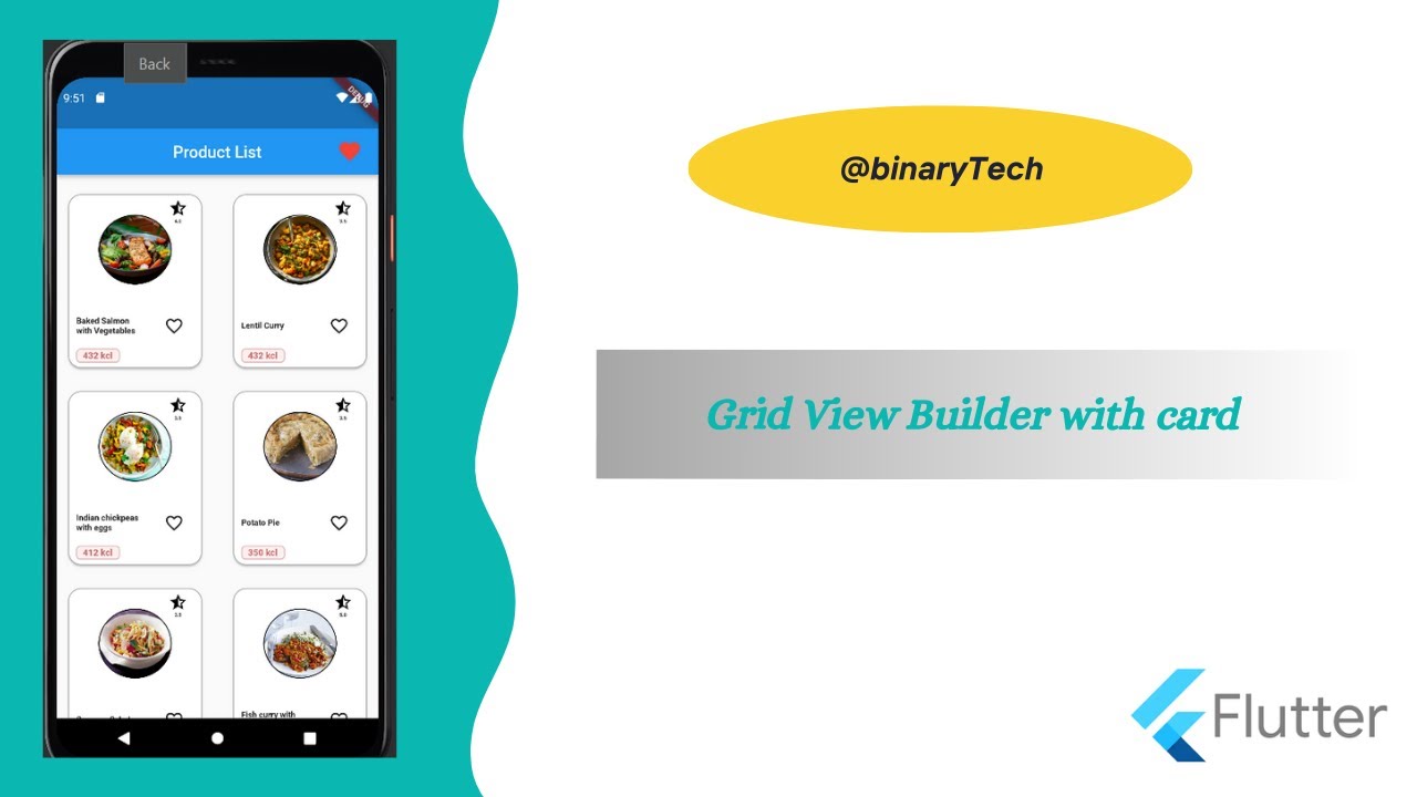 Gridview In Flutter With Product Card Design Flutter Gridview 2024 ...