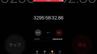 ストップウォッチ止めるの忘れて半年以上放置した結果www