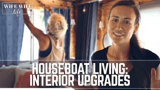 HOUSEBOAT LIVING // WEEKEND UPGRADES // INTERIOR: WINDOWS + STORAGE