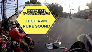 High RPM Pure Sound of New Honda CBR250RR SP Quickshifter 2021 | Stock Exhaust Sport+ Riding Mode