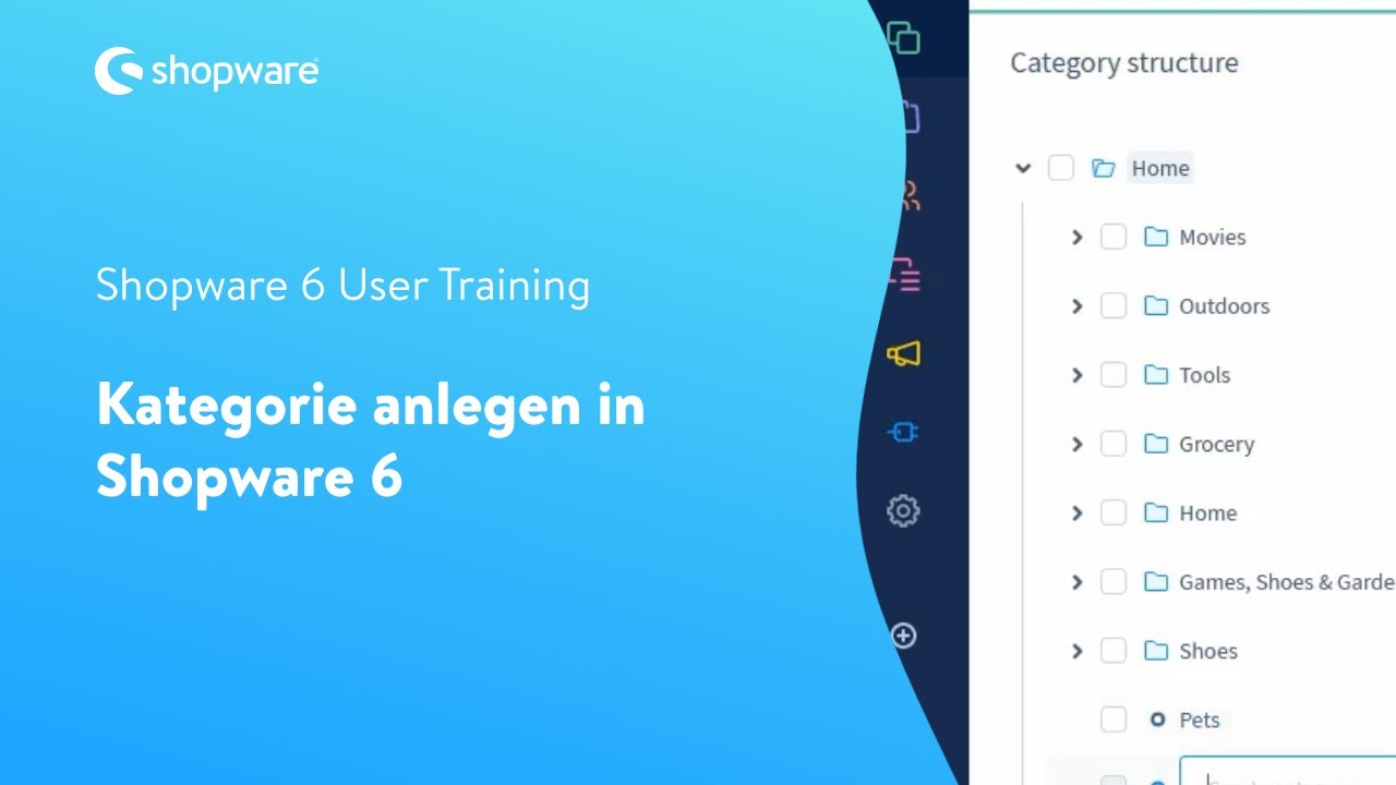 Kategorien Anlegen (Shopware 6 Tutorial) - YouTube