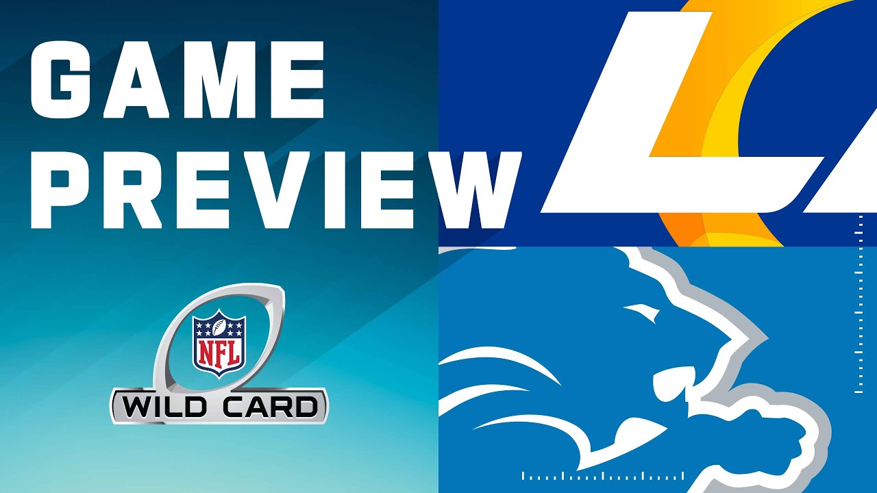 Los Angeles Rams Vs. Detroit Lions | 2023 Wild Card Round Game Preview ...