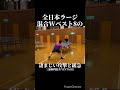 全日本ラージ混合ダブルスベスト8の攻撃力と緩急がエグい 【ラージボール】【卓球】 shorts tabletennis 全日本ラージ