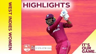 West Indies Women vs Australia Women | 1st Colonial Medical Insurance ODI 2019 - Highlights