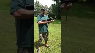 Mark shooting the AR9 pistol 07-13-2019