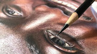Draw Realistic Skin Texture With This Simple Trick Using Coloured Pencils